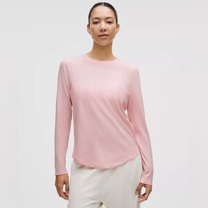 Lululemon Women’s Light Pink Love Long Sleeve Shirt - 18